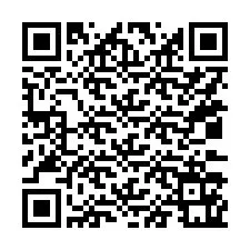 Código QR para número de teléfono +15033161640