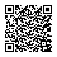 Código QR para número de teléfono +15033343650