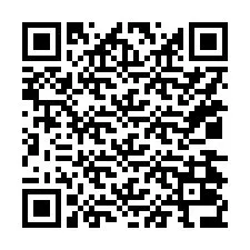 QR-koodi puhelinnumerolle +15034036081