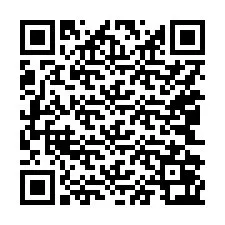 QR-code voor telefoonnummer +15042063136