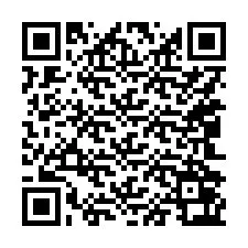 Código QR para número de teléfono +15042063656