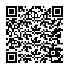 QR-koodi puhelinnumerolle +15043453849