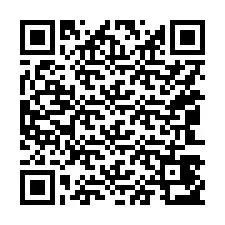 Código QR para número de telefone +15043453854