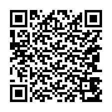 Código QR para número de telefone +15043453874