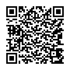 QR-koodi puhelinnumerolle +15043453884