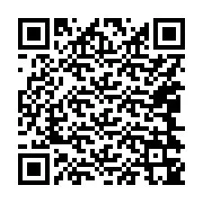 Codice QR per il numero di telefono +15044345427