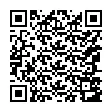 Código QR para número de telefone +15047583641