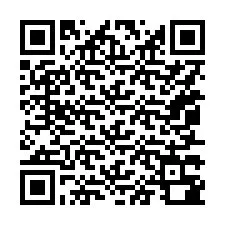 QR-koodi puhelinnumerolle +15057380495