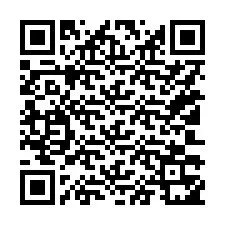 Código QR para número de teléfono +15103351319