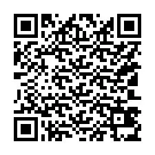 QR kód a telefonszámhoz +15103435414