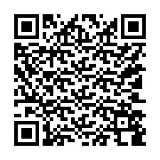 Código QR para número de telefone +15103588688