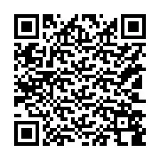 Código QR para número de teléfono +15103588691