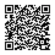 QR-code voor telefoonnummer +15103620428