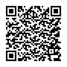 Código QR para número de teléfono +15105136768