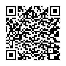 QR Code สำหรับหมายเลขโทรศัพท์ +15122000023