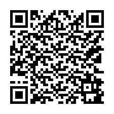 Código QR para número de teléfono +15122981519