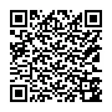 Código QR para número de teléfono +15123542001