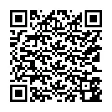 QR-koodi puhelinnumerolle +15123542004