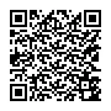 QR-code voor telefoonnummer +15123542562