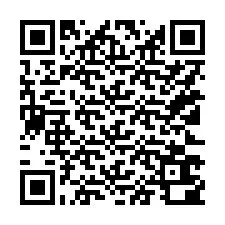 Código QR para número de teléfono +15123600319