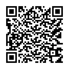 Código QR para número de telefone +15123614029