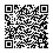 Código QR para número de teléfono +15128599592