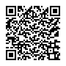 Kode QR untuk nomor Telepon +15136360000