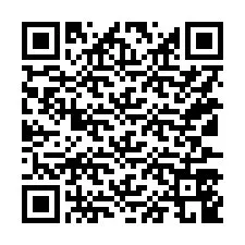 QR kód a telefonszámhoz +15137549874