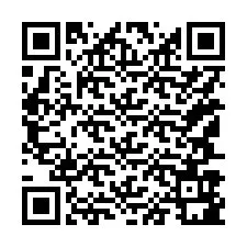 Código QR para número de telefone +15147981571