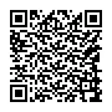 Código QR para número de teléfono +15149996289