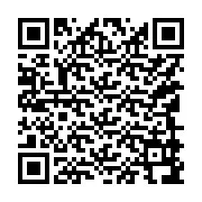 Código QR para número de teléfono +15149996448