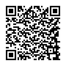 Código QR para número de telefone +15149996472