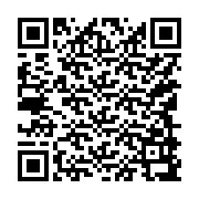 Código QR para número de telefone +15149997368