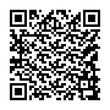 Código QR para número de telefone +15149997571