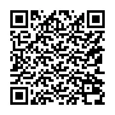 Código QR para número de telefone +15152038602