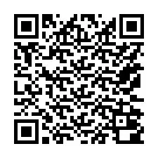 QR kód a telefonszámhoz +15172000037