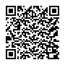 Código QR para número de teléfono +15172000250