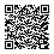 QR kód a telefonszámhoz +15172000299