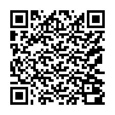 QR Code สำหรับหมายเลขโทรศัพท์ +15172000370