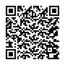 QR Code สำหรับหมายเลขโทรศัพท์ +15172000623