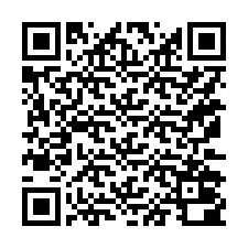 QR-koodi puhelinnumerolle +15172000952