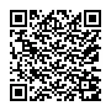 Código QR para número de teléfono +15172001109