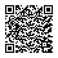 QR Code สำหรับหมายเลขโทรศัพท์ +15172001110