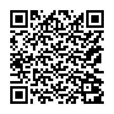 QR-kood telefoninumbri jaoks +15172001325