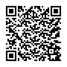 Código QR para número de telefone +15172581180