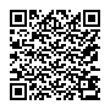 QR-koodi puhelinnumerolle +15173433113