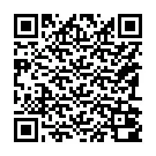 QR kód a telefonszámhoz +15192000019