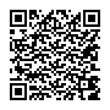 QR kód a telefonszámhoz +15203406047