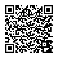 QR-code voor telefoonnummer +15203482864