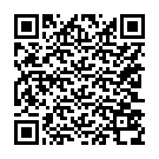 QR-code voor telefoonnummer +15203538369